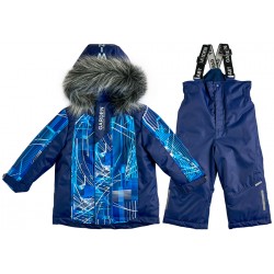 Зимний термокомплект куртка и полукомбинезон Garden Baby 102018-7 р.86-104